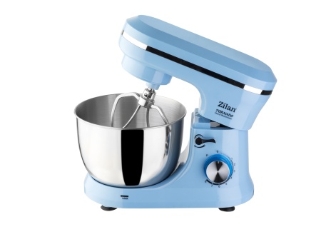 Multi-mixer Tornado Zilan ZLN-3192, 1000W, 4.5L., 8trepte + puls, bleu