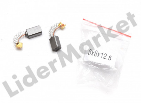 Perii colectoare carbuni motor 6 x 8 x 12.5 10 buc/set