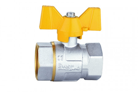 Robinet tip fluture pentru gaz 3/4"FF