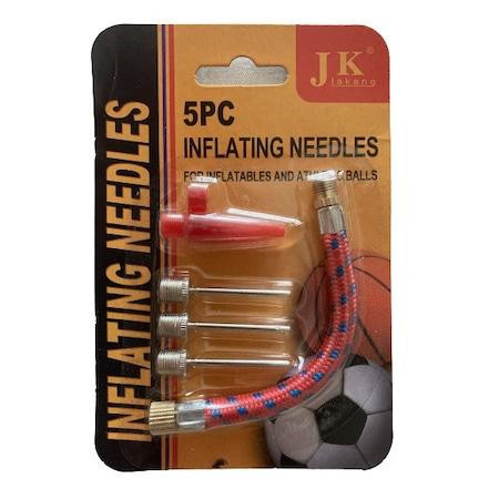 Set 5 piese, accesorii pentru pompe de umflat ,furtun,ace ,adaptor