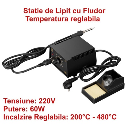 Statie de Lipit cu Fludor si Temperatura Reglabila 200°C - 480°C / 936A - Img 6