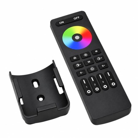 Telecomanda LED RGB/RGBW/RGB+CCT cu 4 Zone, RF 2.4 GHz, Neagra - Img 3
