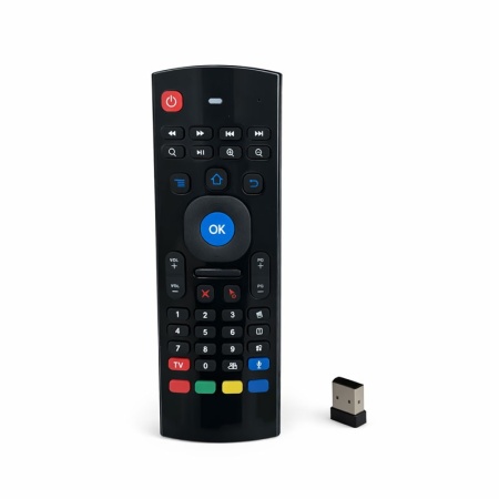 Telecomanda Universala Inteligenta Air Fly Mouse MX-3 cu Comanda Vocala, Wireless, pentru Smart TV, Android TV, PC si Proiector - Img 2
