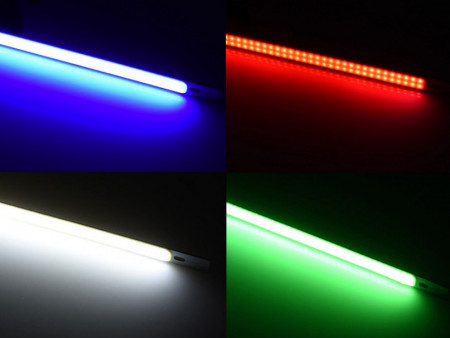 Bara LED COB 200x10 mm albastru, verde, alb sau rosu - Img 4