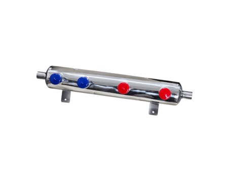 Butelie egalizare 70 KW - separator hidraulic din inox 2 circiute 1" cu izolatie si functie magnetica pentru impuritati - Img 2