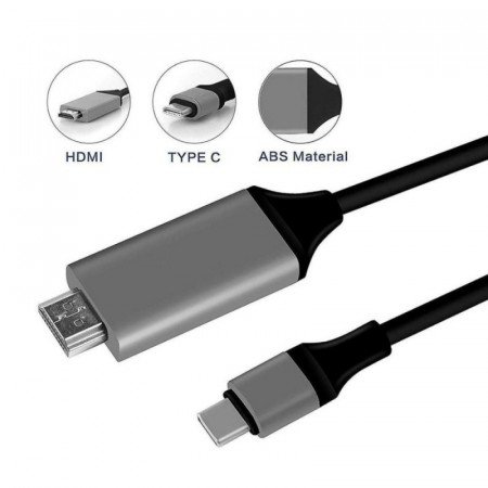 Cablu USB tip C 3.1 la HDMI 2.0 / 4K*2K / 2M - Img 4