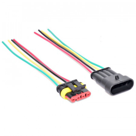 Conector auto 4 fire waterproof HB-404