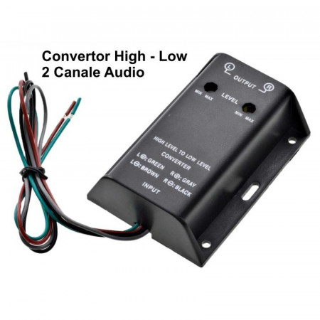 Convertor High-Low, doua canale audio