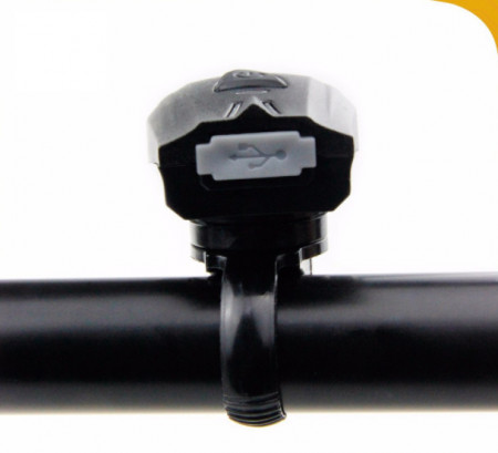 Far fata inteligent 400 lumeni, stop spate ruby USB - Img 4