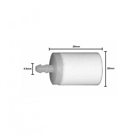 Filtru benzina Husqvarna - 4.5mm -
