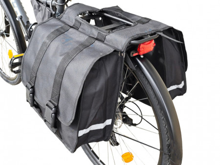 Geanta universala de portbagaj pentru bicicleta, exterior textil - Img 2