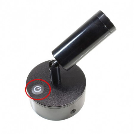 Intrerupator cu senzor touch 13 mm dimabil 12V-2,5A / HST06 - negru - Img 4