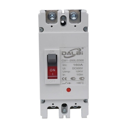 Intrerupator de Circuit Solar MCCB 2P-160A / 500V DC - Img 2