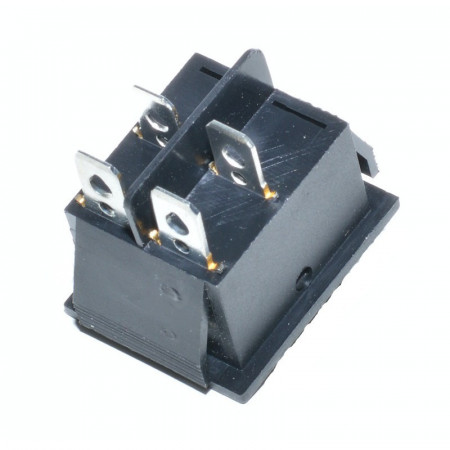 Intrerupator IRS lat negru 2 poziti cu revenire KCD4 16A-250V - Img 2