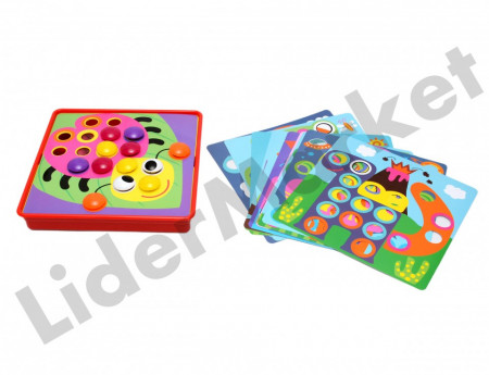 Joc de creatie Button Idea cu multiple variatii de model