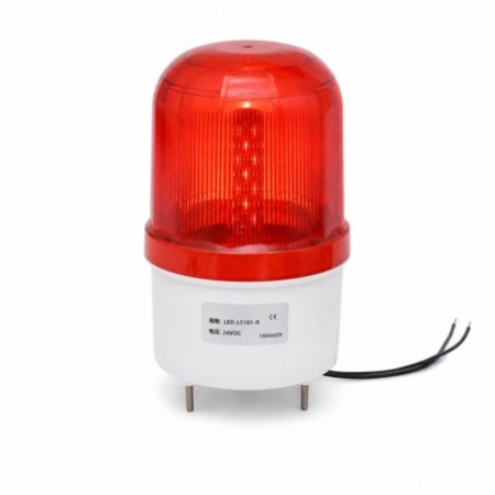 Lampa Semnalizare LED Rosie 24V DC, 3 Moduri, L5101-R - Img 4