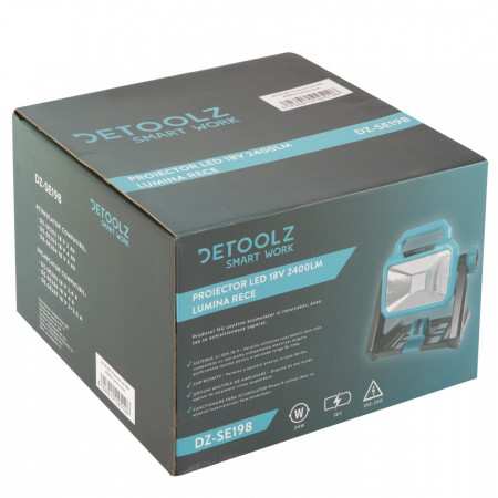 Proiector led 18V 2400lm lumina rece - Img 5