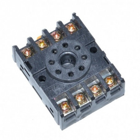 Releu Industrial 12V–AC/8P cu Soclu - Img 3
