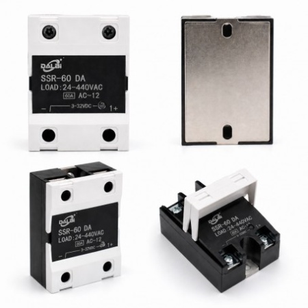 Releu Static SSR-60 DA 60A 24-440V AC Control 3-32V DC - Img 4