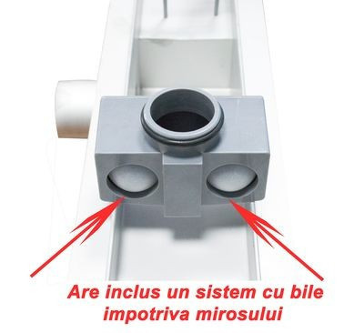 Rigola din inox CLASSIC GRAY 500x70 - Img 3