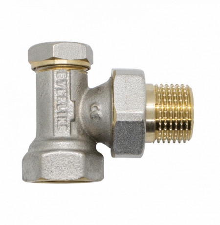 Robinet radiator retur 3/8" FI-FE