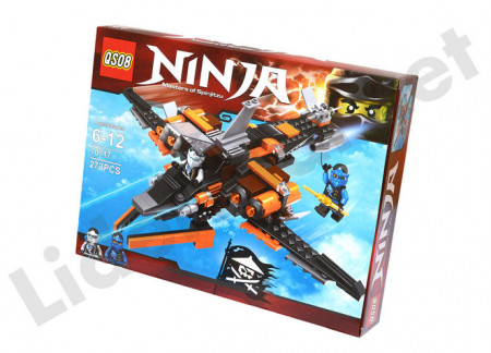 Set de constructie Ninja Masters of Spinjitzu cu 273 piese