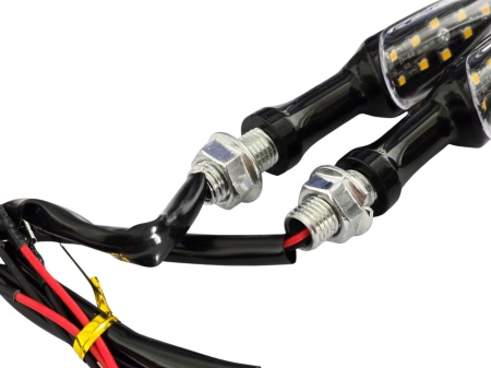 Set semnalizari moto led Mini 6 cu 9 LED-uri SMD - Img 2