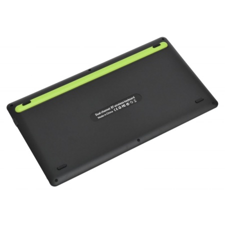 Tastatura neagra mini slim cu Bluetooth si suport tableta sau telefon - Img 3