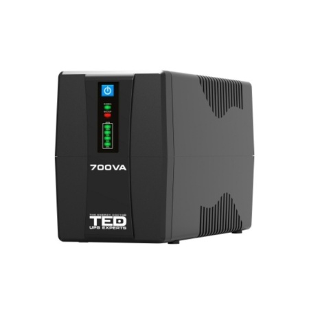 UPS 700VA / 400W line interactive AVR 2 schuko TED