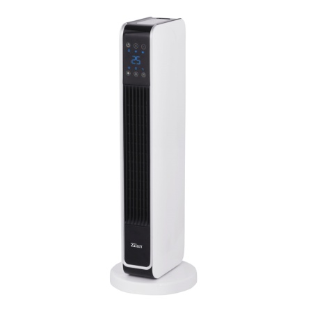 Aeroterma ceramica turn Zilan ZLN2069 Alb, 2200W, Ecran cu atingere, Timer 8H