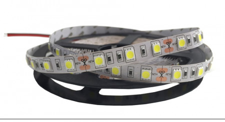 Banda Led 5050 – Interior , 60led/M , DC 12V – 14,4W/Ml , 5m/Rola, Alb Rece - Img 2
