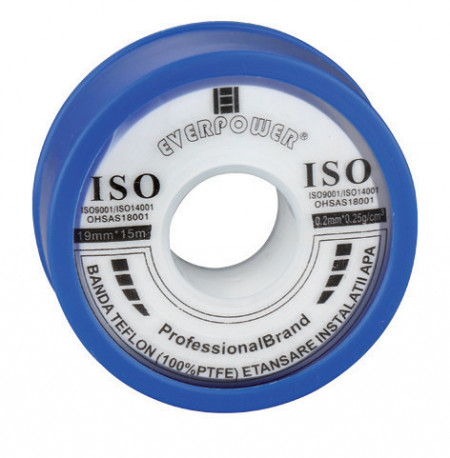 Banda teflon (PTFE) etansare instalatii apa 12mm x 12m