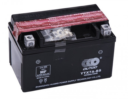 BATERIE - ACID - USCATA - MF - 12V 6Ah - YTX7A-BS (150x87x93)-MOTO