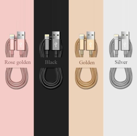 Cablu panzat USB tata - Micro USB cu led D8-32M - Img 3
