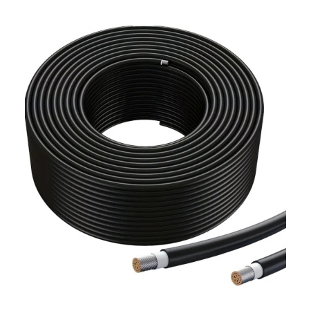 Cablu Solar 6mm negru PV1-F din cupru placat cu staniu si izolatie dubla din PVC, 100ml / rola - Img 3