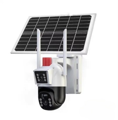 Cameră solară 2 în 1 cu vorbire bidirecțională,4G