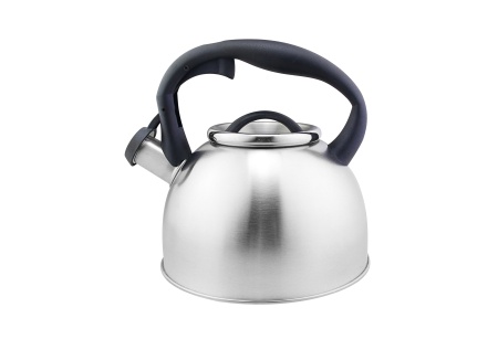 Ceainic din inox cu fluier Floria ZLN1269, Exterior polishat, Compatibil gaz, electric inductie, Capacitate 3L