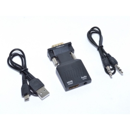 Convertor Video VGA-HDMI + Audio/HDTV 1080P - Img 2