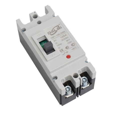 Intrerupator de Circuit Solar MCCB 2P-125A / 500V DC - Img 4
