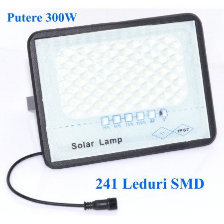 Lampa led 300W cu panou solar si telecomanda - Img 3