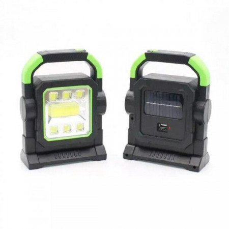 Lanternă LED de mână HC-7078 -D \ HC-7078 -C reîncărcabilă cu panou solar