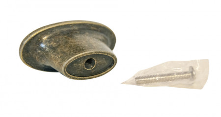 Maner - buton mobilier ANTIQUE BRONZE cu ceramica - Img 2