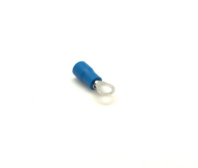 Papuci electrici izolati albastru tip inel Ø 4mm, 100 buc/set - Img 2