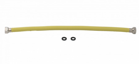 Racord flexibil/extensibil din inox pentru gaz 30cm 1/2" FF - Img 2