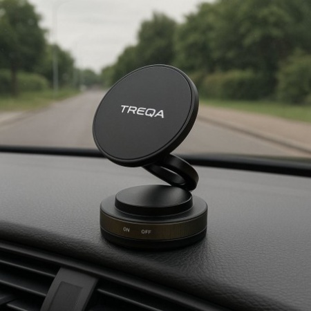 Suport auto telefon magnetic cu vacuum - Img 3