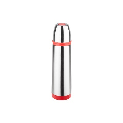 Termos inox 0.5L Floria ZLN-1792,Rosu/Inox Buton de inchidere ermetica antiscurgere,
