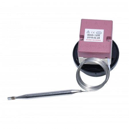 Termostat reglabil 0-120°C cu sonda de inox - Img 3