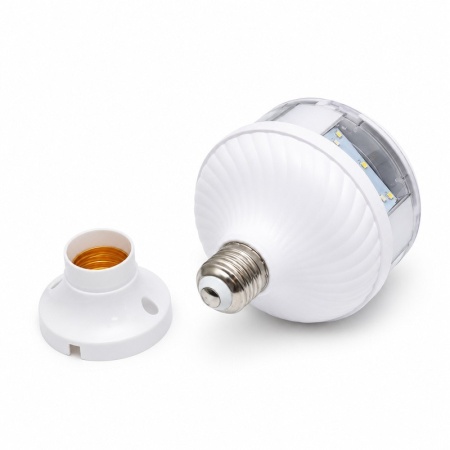 Camera de Supraveghere Wi-Fi Tip Bec E27, Panoramica 360°, cu Iluminare LED D8 - Img 4