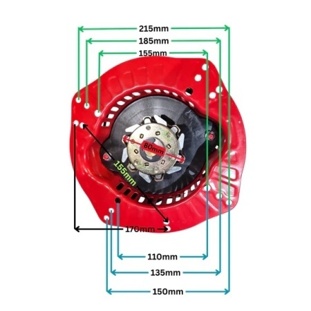 Demaror Automat Complet pentru Motoare Diesel 178F / 186F / 188F - Img 2