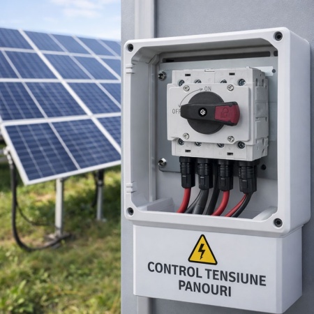 Intrerupator DC Fotovoltaic 4 Poli 1500V 32A PV Switch Disconnector - Img 4